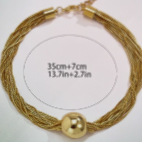 ❌Price Drop ❌Brand  New Gold Polished Brass Choker. - Picture 5 of 8